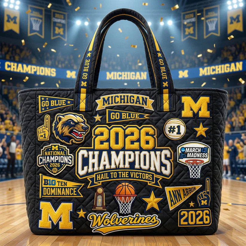 Michigan Wolverines 2026 National Champions Commemorative Bag ๐