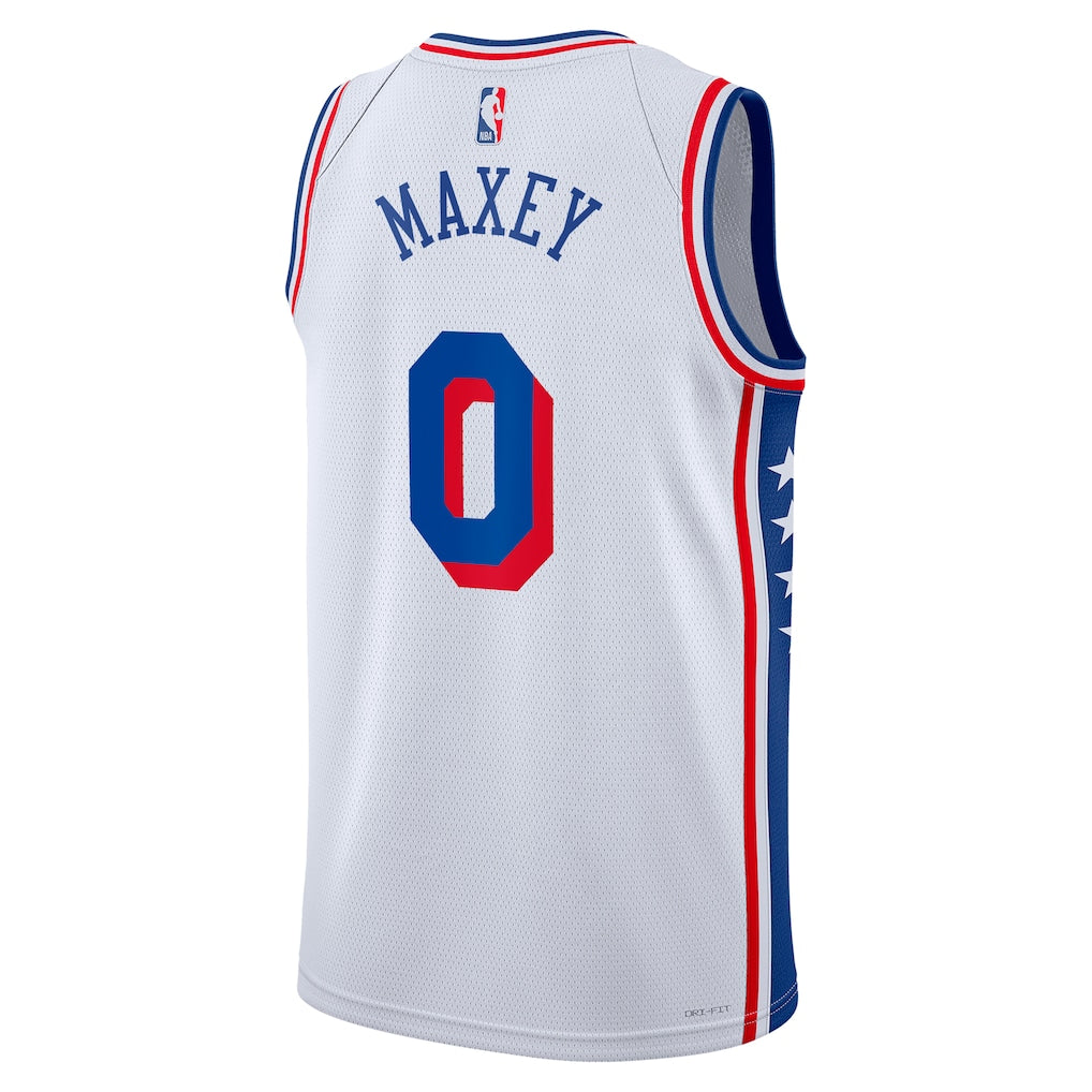 Tyrese Maxey - Philadelphia 76ers Association Edition Swingman Jersey - Custom Name