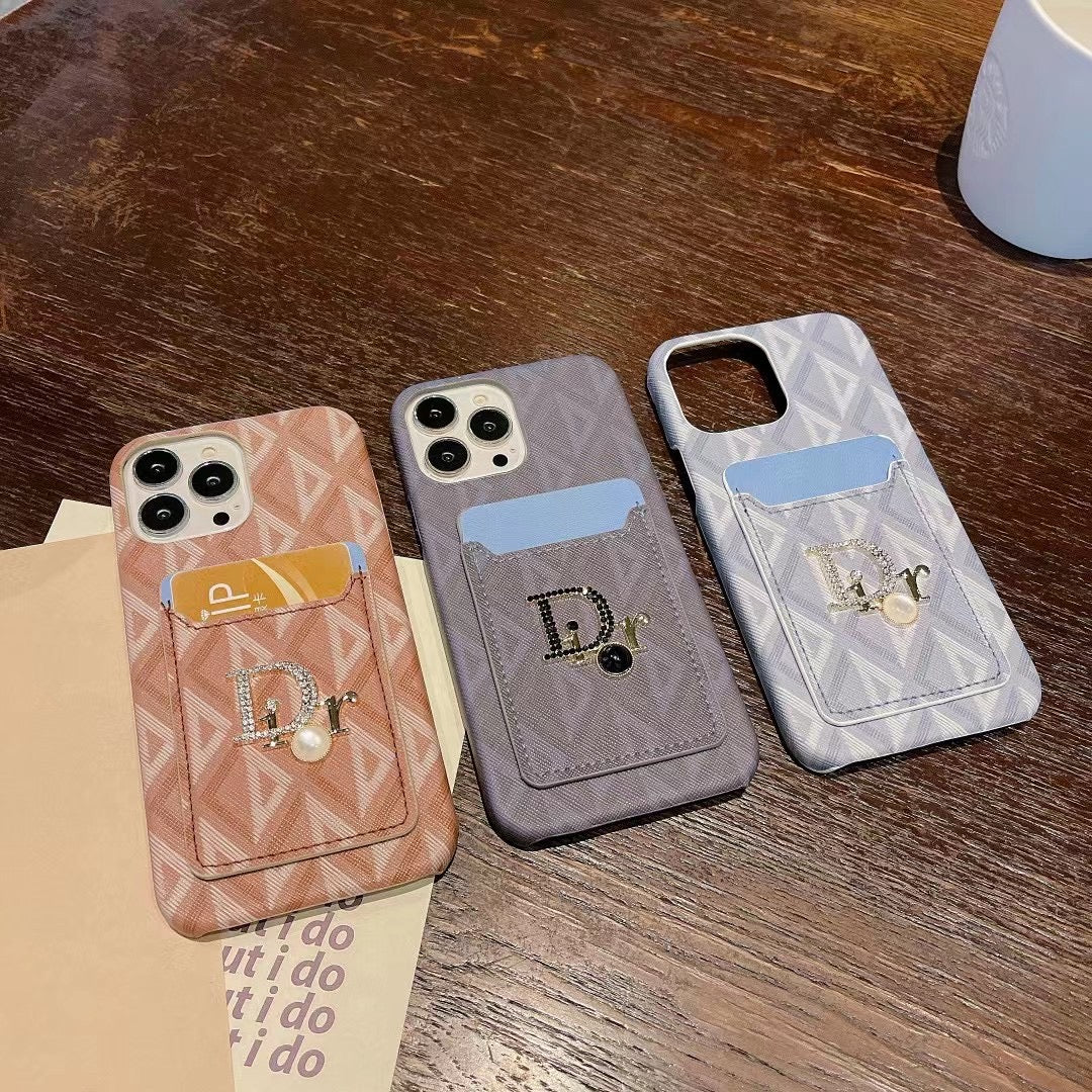 Luxury iPhone Case with Card Holder