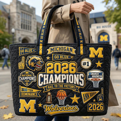 Michigan Wolverines 2026 National Champions Commemorative Bag 🏆