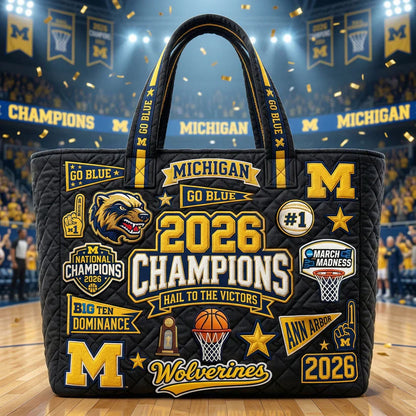 Michigan Wolverines 2026 National Champions Commemorative Bag 🏆