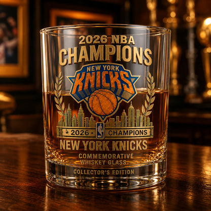 NY Knicks 2026 NBA Finals Champions Decanter