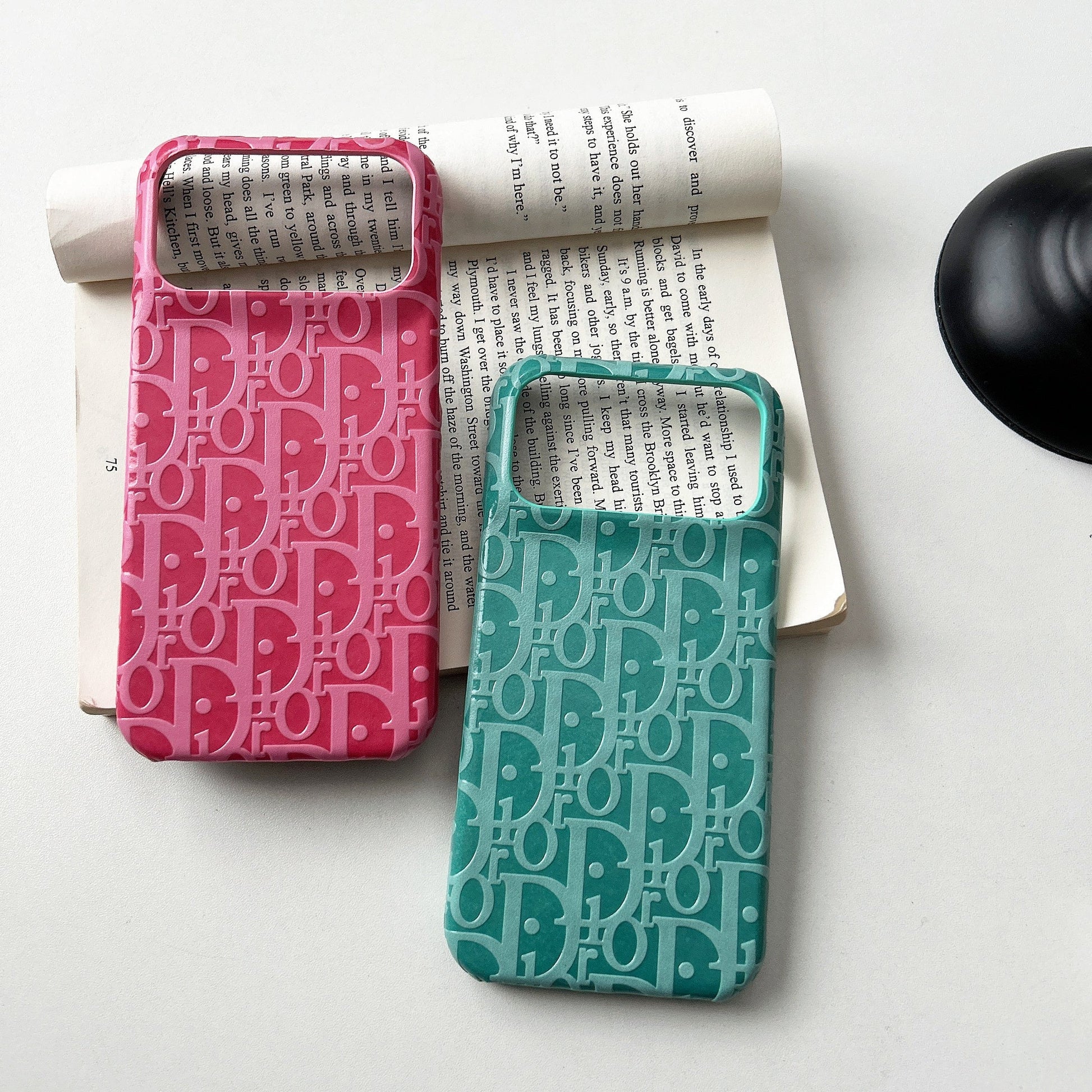 Lux Leather Dior Phone Case For iPhone 17 / 16 / 15 / 14