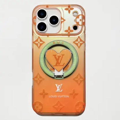 Louis Vuitton Colorful Heart Magnetic Holder For iPhone 13-17 Series
