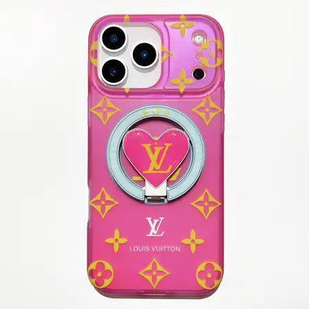 Louis Vuitton Colorful Heart Magnetic Holder For iPhone 13-17 Series