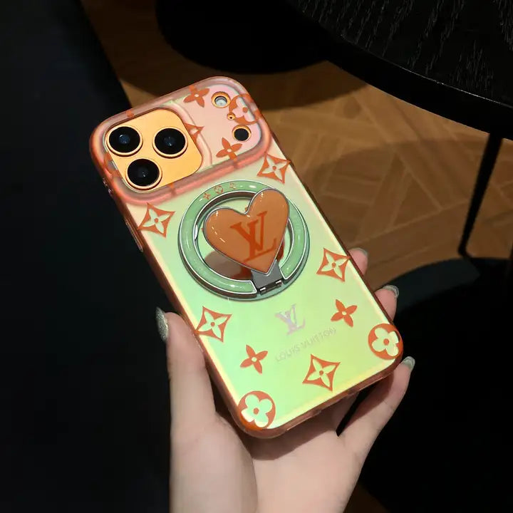 Louis Vuitton Colorful Heart Magnetic Holder For iPhone 13-17 Series