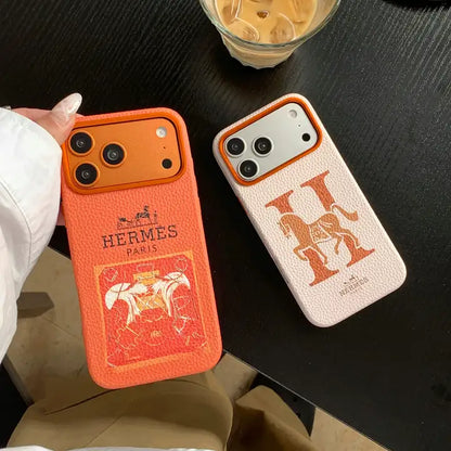 Premium Leather Phone Case For iPhone 13-17