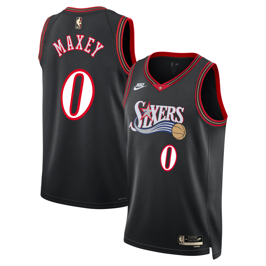 Tyrese Maxey - Philadelphia 76ers Association Edition Swingman Jersey - Custom Name