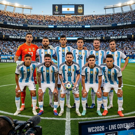 Argentina 2026 World Cup Custom Jersey