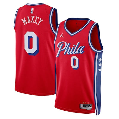 Tyrese Maxey - Philadelphia 76ers Association Edition Swingman Jersey - Custom Name