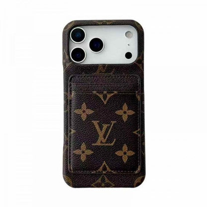 Leather Card Holder Case for iPhone 12-17 Series
