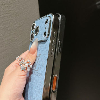 Lv Shiny Phone Case for iPhone 17/ 16/ 15/ 14