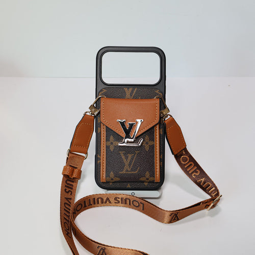 LV Crossbody Phone Case For iPhone 12-17 Series