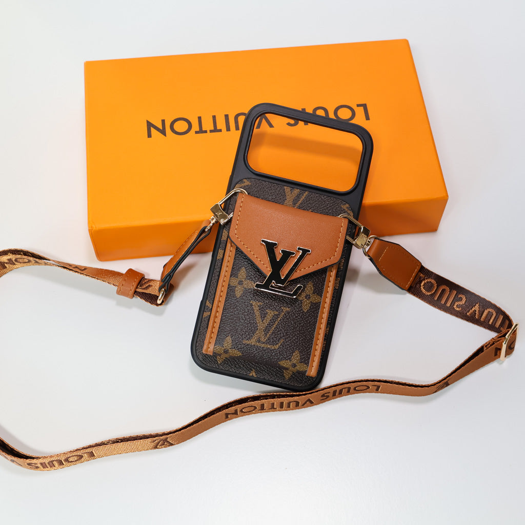 LV Crossbody Phone Case For iPhone 12-17 Series