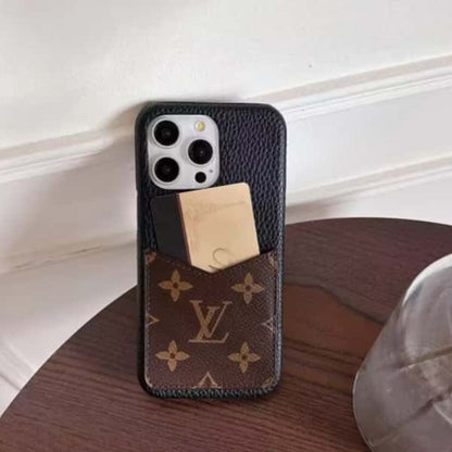 Leather Card Slot Case For iPhone 16 15 14